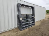 (6) 7 Ft 6 Inch Heavy Duty Frame Gate