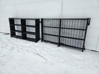 (10) 7 Ft Light Duty 4 Bar Panels (4) 7 Ft Mesh Panels (Shipping Damage)