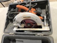 Ridgid 6 Inch Skil Saw with Case and Extra Case