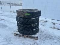 (4) Goodyear 11R24.5 Tires