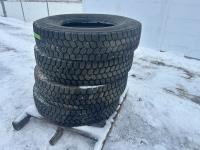 (4) Brdgestone 11R24.5 Tires