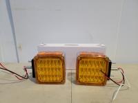 2 Piece Amber/Red LED Double Face Lights