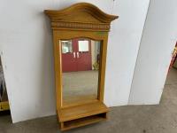 Jasper Park Lodge Console Mirror with Shelf