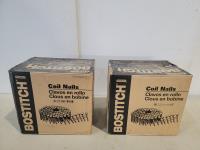 (2) Boxes of Bostitch 7D 2-1/4 Inch X 0.099 Inch Ring Shank Coil Nails