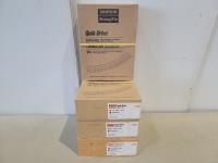 (4) Boxes of Quik Drive #6 X 1-1/4 Inch Drywall to Wood Collated Screws