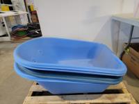 (4) Plastic Wheelbarrow Replacement Liners