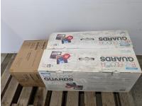 (2) Boxes of E-Z Floor Guards Shoe Covers and (1) Box of XL Disposable Gloves