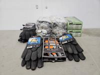 Qty of Gloves and (2) Boxes of Medium Nitrile Gloves