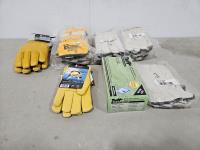 Qty of Gloves and (1) Box of Medium Nitrile Gloves