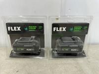 (2) Flex 24V 3.5 Ah Lithium-Ion Batteries