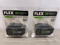 (2) Flex 24V 8.0 Ah Lithium-Ion Batteries