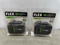 (2) Flex 24V 12.0 Ah Lithium-Ion Batteries