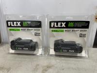 (2) Flex 24V 2.5 Ah Lithium-Ion Batteries