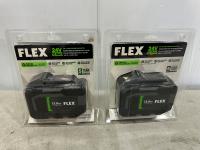 (2) Flex 24V 12.0 Ah Lithium-Ion Batteries