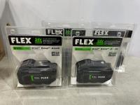 (4) Flex 24V 8.0 Ah Lithium-Ion Batteries