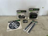 Flex 24V Lithium-Ion Batteries, Saw Blades and Bits