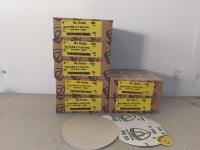 (500) 6 Inch P180 Sanding Discs and (200) 6 Inch P100 Sanding Discs