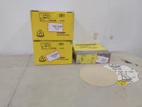 (200) 6 Inch P280 Sanding Discs and (78) 6 Inch P180 Sanding Discs