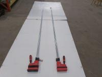 (2) Bessey 98 Inch X 3-3/4 Inch Clamps