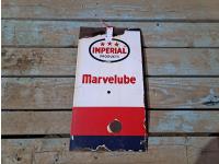 Porcelain Imperial Products Marvelube Sign