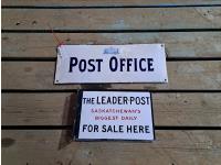 (2) Post Office Signs