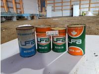 (4) Unopened UFA Oil Cans