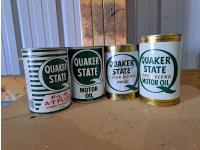 (4) Unopened Quaker State Oil Cans