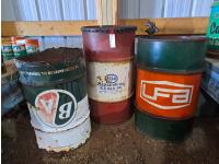 (3) Vintage Oil Drums