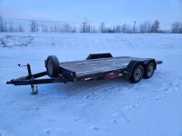 2020 Double A Trailers 16 Ft T/A Flat Deck Trailer