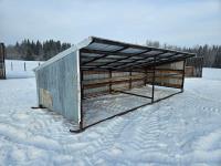 24 Ft X 8.5 Ft Calf Shelter