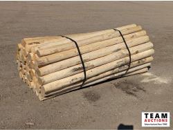 (50) 5-6 Inch X 8 Ft Treated Posts