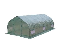 TMG Industrial GH1020P 10 Ft X 20 Ft Walk in Peak Green House