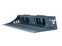 TMG Industrial TMG-SB72 72 Inch Skid Steer Rock Skeleton Bucket