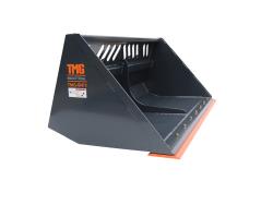 TMG Industrial TMG-SN72 Heavy-Duty 72” Skid Steer Snow/Mulch Bucket