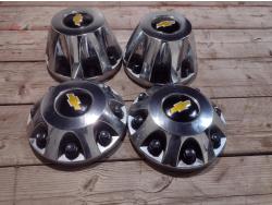 (4) Chevrolet/GMC Center Hub Caps (8 Bolt)