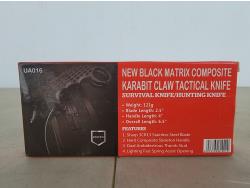 Black Matrix Composite Karabit Claw Tactical Knife