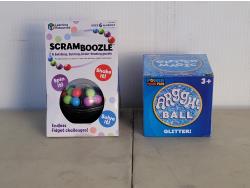 Scramboozle Puzzle Ball and Glitter Ball