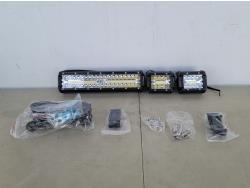 Naoevo 12 Inch LED Light Bar and (2) 4 Inch LED Pod Lights