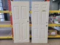 (1) Interior and (1) Exterior Doors