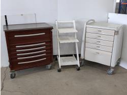 (3) Medical/Tool Carts