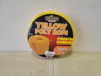 250 Ft 3/8 Inch Yellow Poly Rope