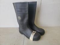 Steel Toe Rubber Boots - Size 11