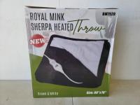 Royal Mink Sherpa Heated Blanket