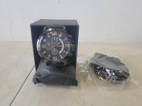 Visin Mens Watch and Bracelet