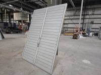 Double Aluminum Louvered Unit