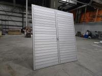 Double Aluminum Louvered Unit