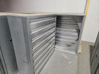 (5) 48 Inch Fan Housings with Louvers