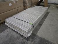 (4) Fixed Louver Aluminum Panels