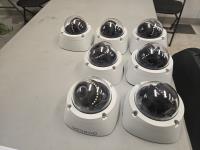 (7) Avigilon 2.0C-H4A-D1-IR Dome Cameras