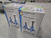 (2) Sets of Powerfist 6 Ton Jack Stands